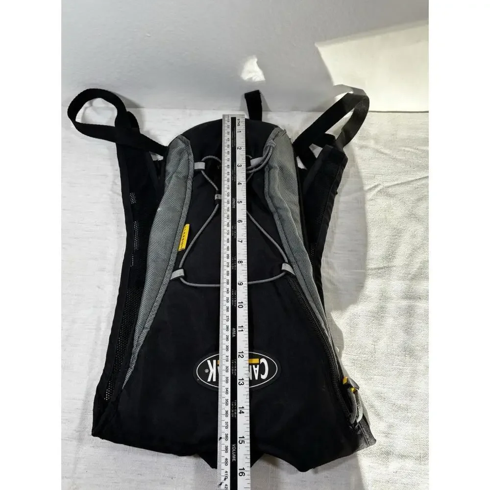 CamelBak Classic Hydration Backpack Black/Gray 15”x9” Hiking Biking